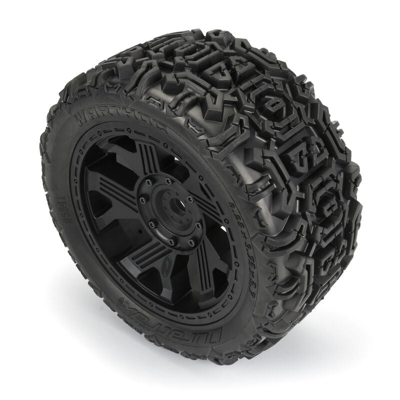 1/6 Warthog F/R 5.7" Monster Truck Tires MTD 24mm Black Ripper (2) - PN# 564110