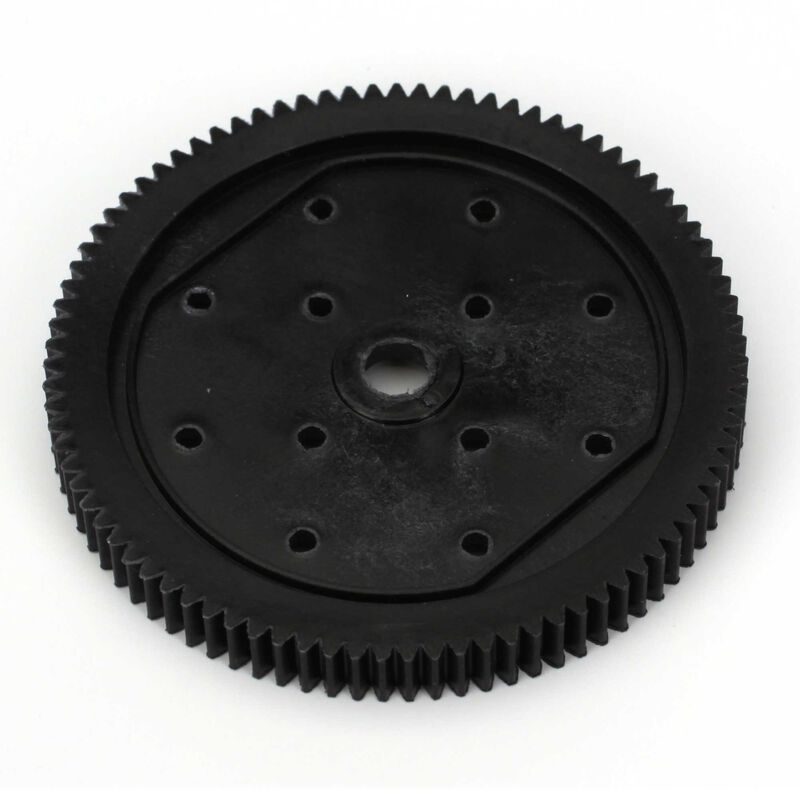 Spur Gear, 48P 87T: 1:10 2WD All
