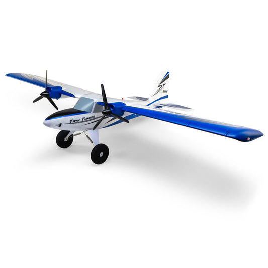 E-Flite Twin Timber 1.6m BNF Basic with AS3X and SAFE Select - PN# EFL23850