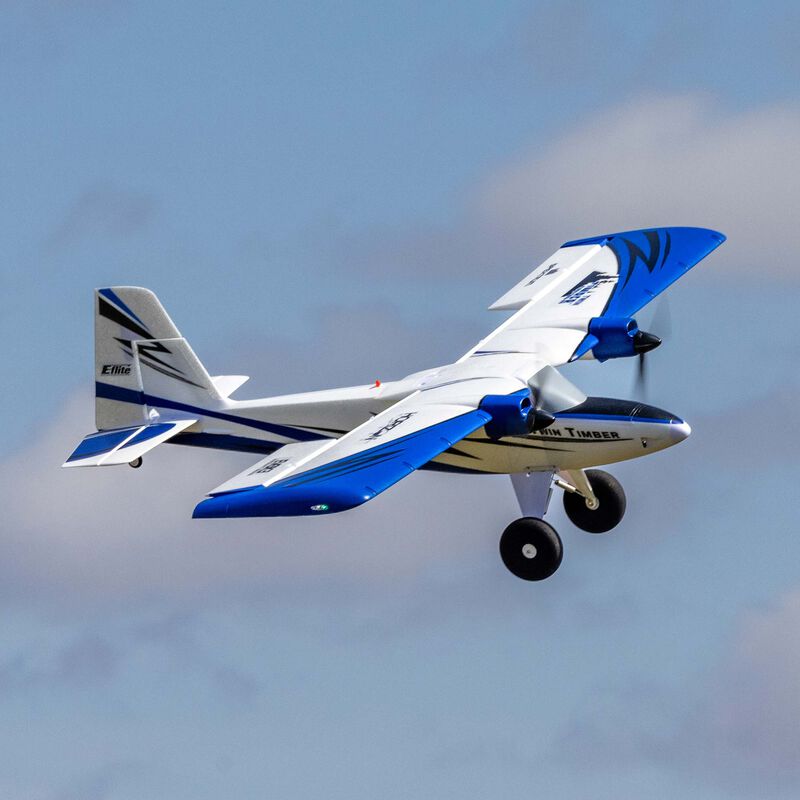 E-Flite Twin Timber 1.6m BNF Basic with AS3X and SAFE Select - PN# EFL23850