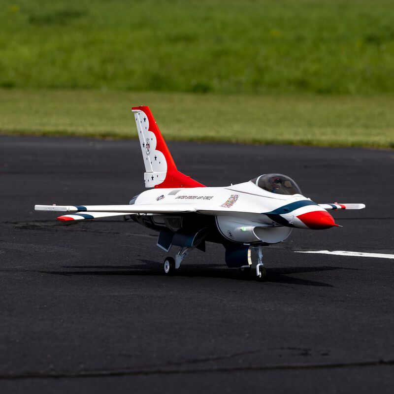 F-16 Thunderbirds 80mm EDF BNF Basic with AS3X and SAFE Select