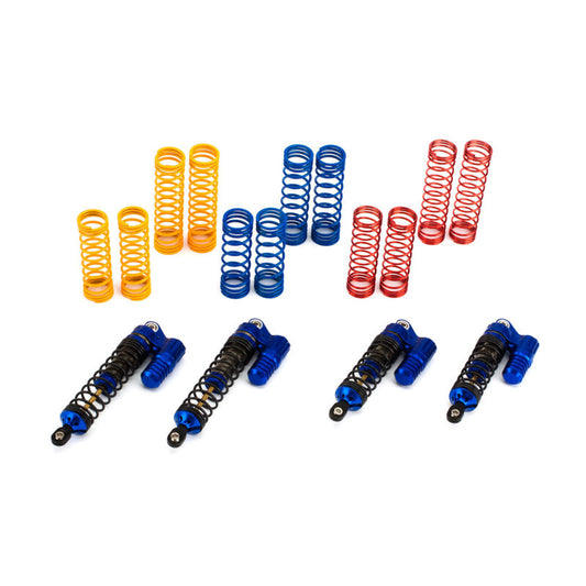 XSR2 Heavy Duty Piggyback Shocks, Blue: Traxxas Slash (4)