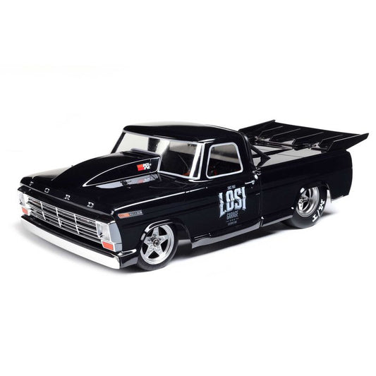 1/10 '68 Ford F100 22S 2WD No Prep Drag Truck Brushless RTR, Magnaflow