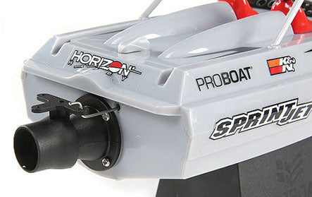 Sprintjet 9" Self-Righting Deep-V Jet Boat Brushed RTR