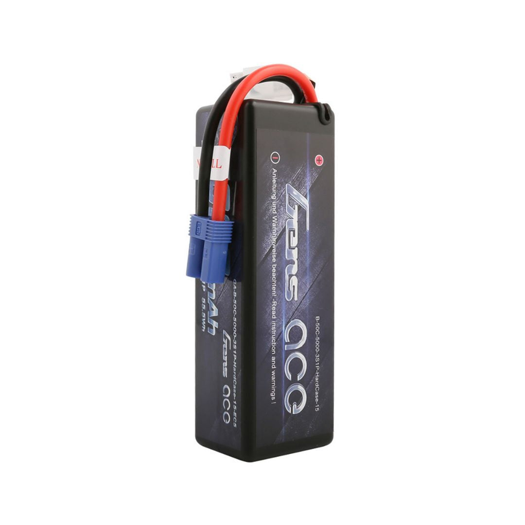 Gens Ace 5300mAh 3S1P 11.1V 60C LiPo EC5 Plug Hard Case