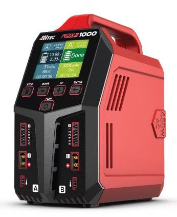 Ritec Rdx2 Hitec RDX2 1000 AC/DC Dual Port Charger, Discharger/Power Supply ...