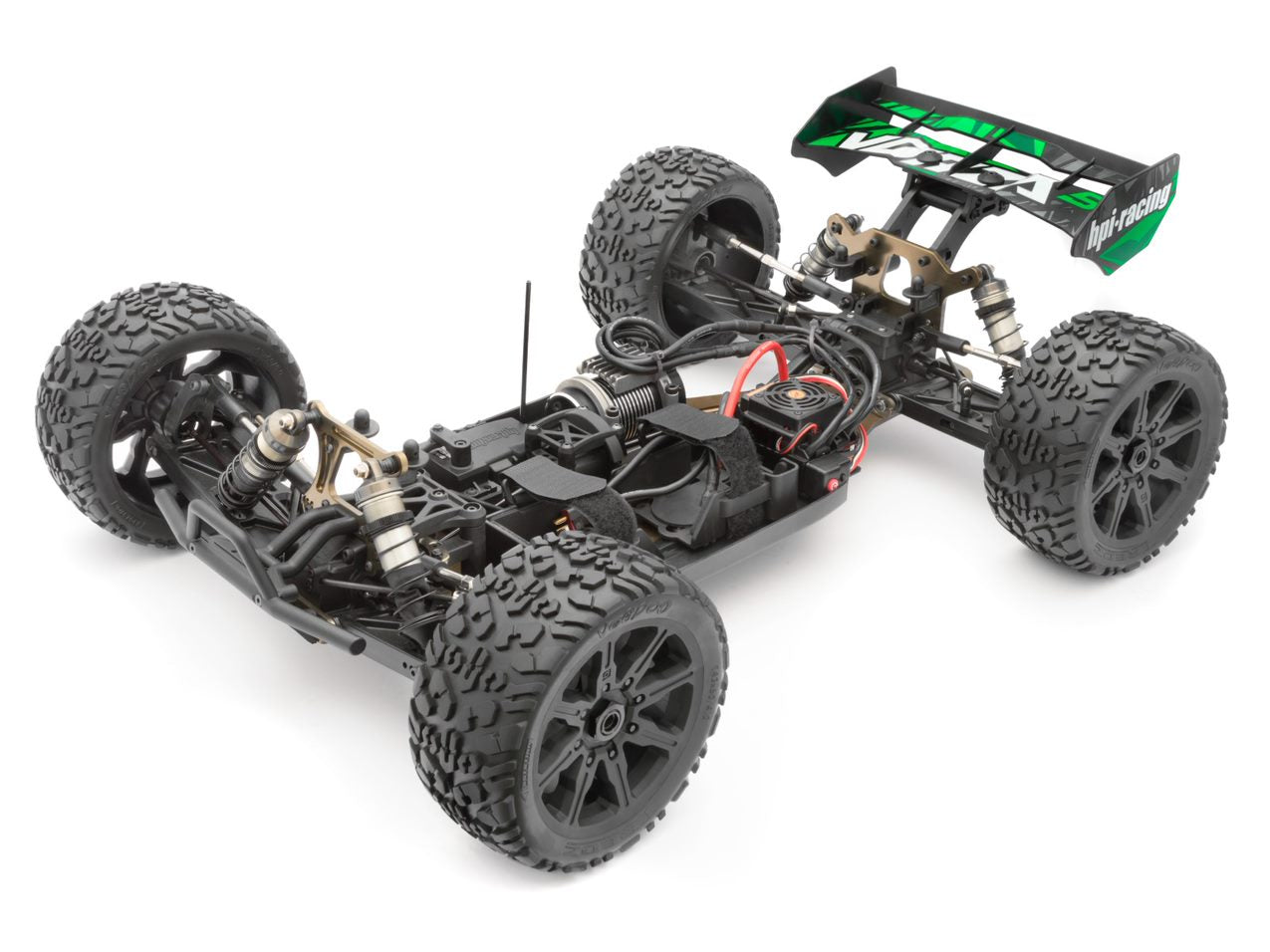Vorza S Flux Truggy, 1/8 Scale 4WD RTR Brushless 6s w/2.4GHz Radio System, Green