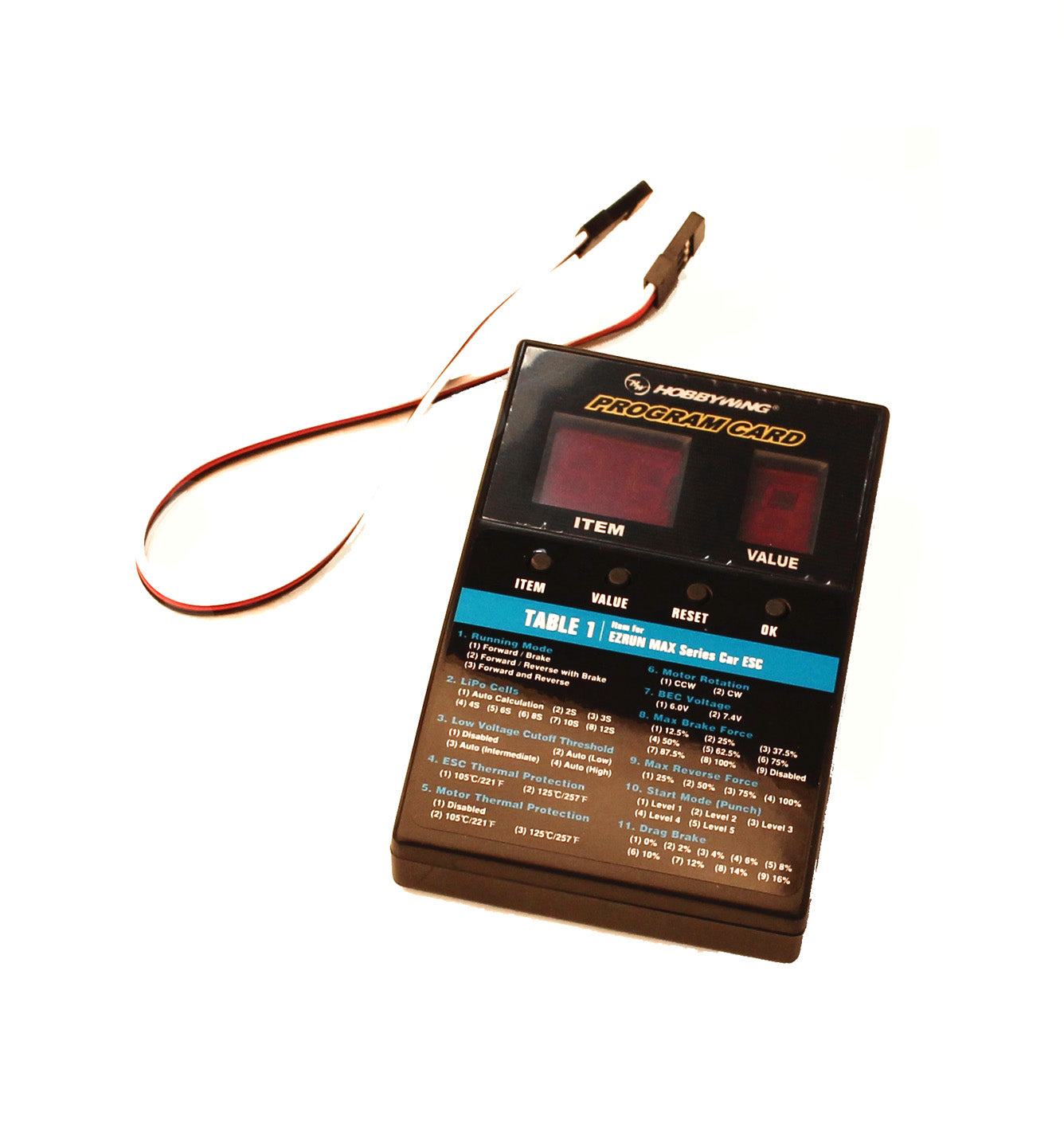 LED Program Card - General Use for Cars, Boats, and Air