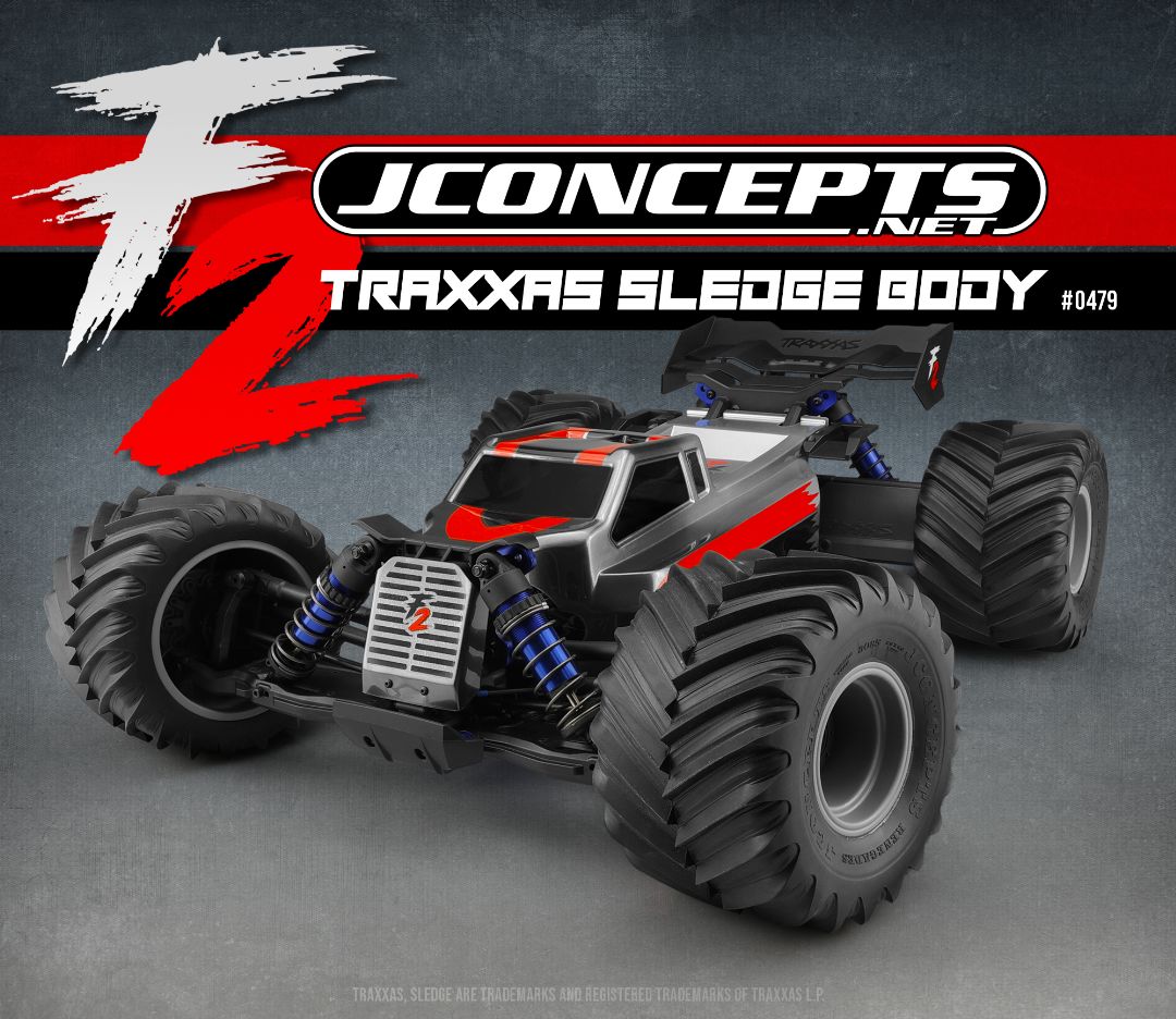 JConcepts F2 - Traxxas Sledge Body (Clear)