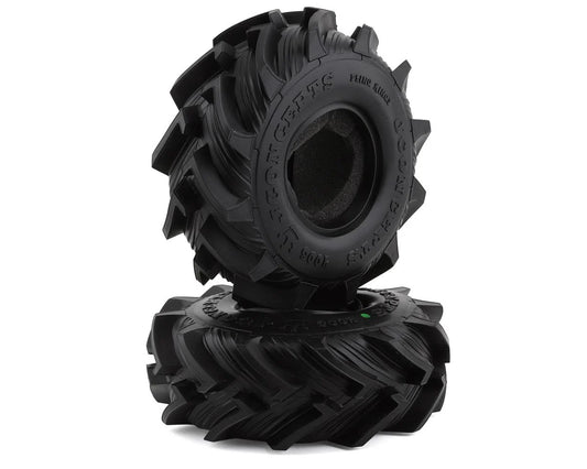 JConcepts Fling King 1.9" Rock Crawler Tires (2) (Green)