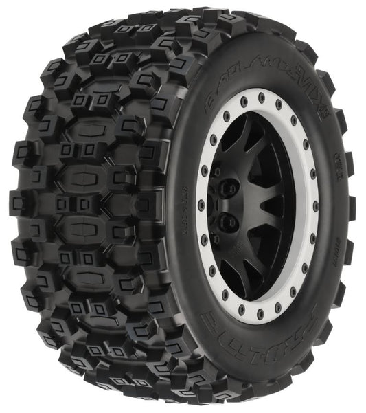 Pro-Line Badlands MX43 X-MAXX MTD Impulse Blk/Gry F/R