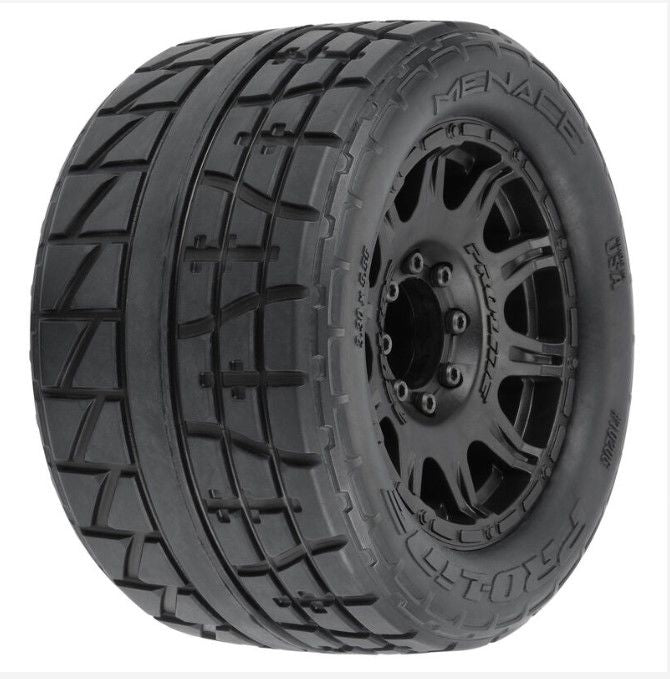 Pro-Line 3.8" Menace HP BELTED Street Tires Mounted (2)