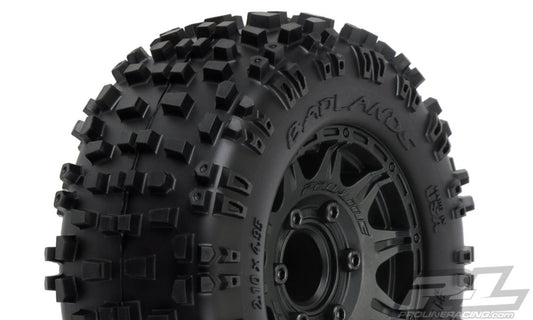 Pro-Line Badlands MX28 2.8" MTD Raid Black 6x30 F/R
