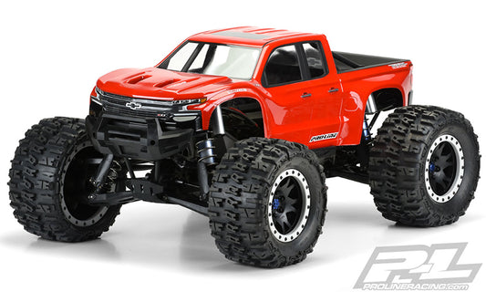 Pro-Line Pre-Cut 2019 Chevy Silverado Z71 Clear Body X-MAXX