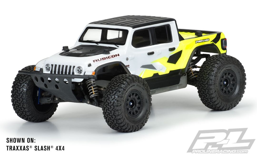 Pro Line Jeep Gladiator Rubicon Clear Body SC and 1/8 MT