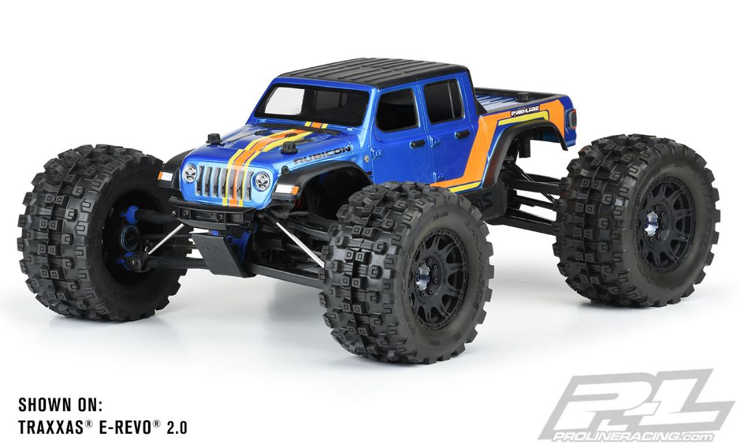 Pro Line Jeep Gladiator Rubicon Clear Body SC and 1/8 MT
