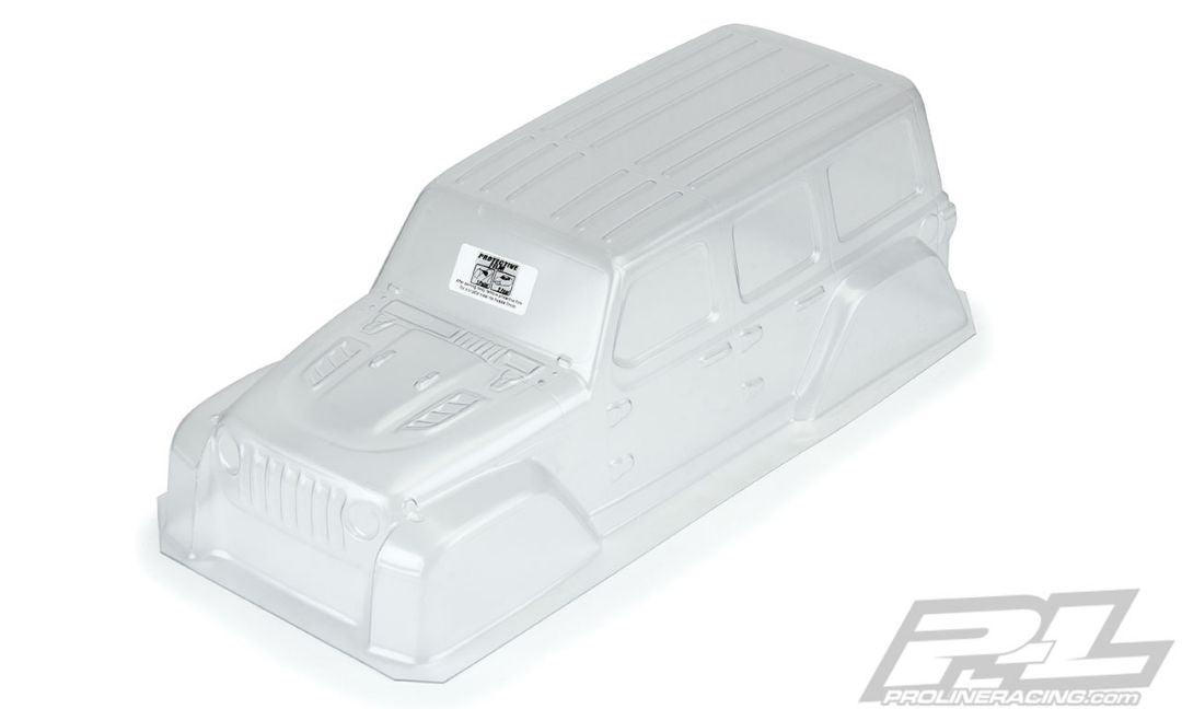 Pro Line Jeep Wrangler JL Unlimited Rubicon Clear Body for 12.3