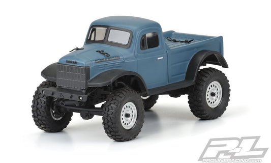 Pro Line 1946 Dodge Power Wagon Clear Body SCX24 JLU