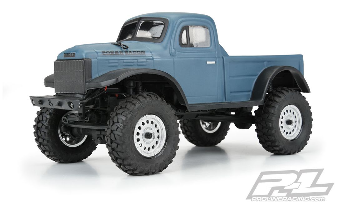 Pro Line 1946 Dodge Power Wagon Clear Body SCX24 JLU