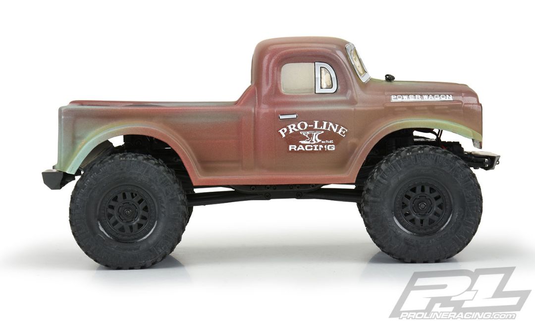 Pro Line 1946 Dodge Power Wagon Clear Body SCX24 JLU