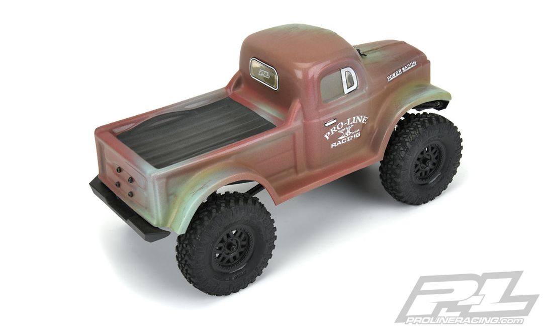 Pro Line 1946 Dodge Power Wagon Clear Body SCX24 JLU