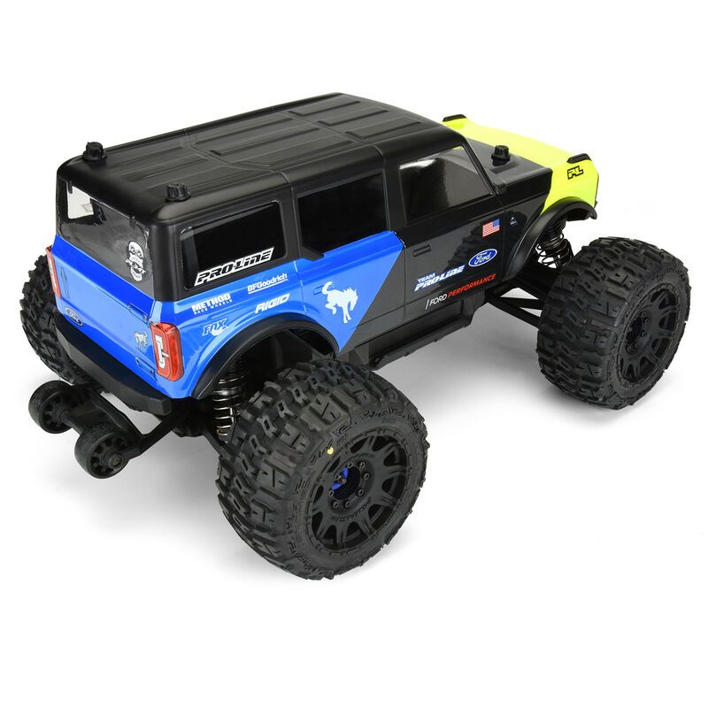 Pro-Line 2021 Ford Bronco Clear Body for MAXX and E-REVO 2.0 (with extended body mounts)