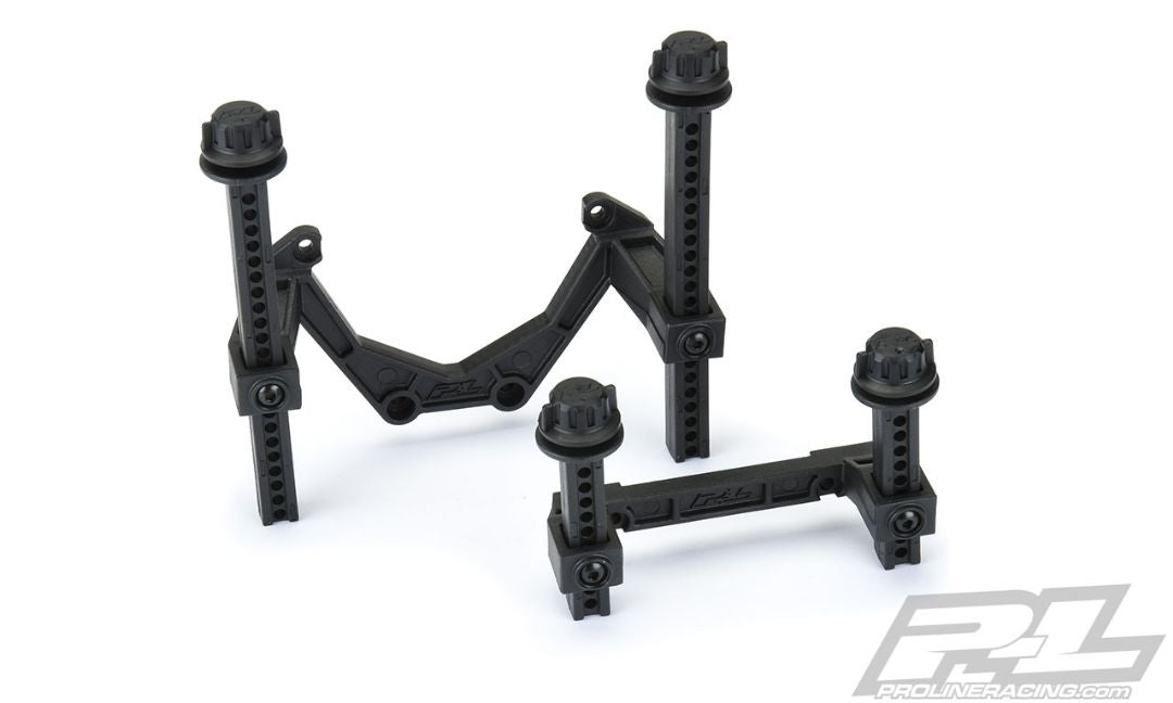 Pro-Line Extended Front and Rear Body Mounts for Rustler 4x4