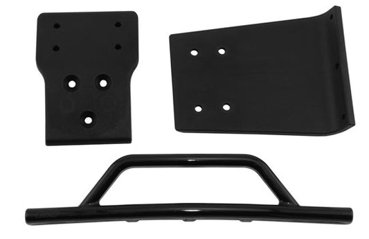 RPM Traxxas Slash 4x4 Front Bumper & Skid Plate (Black)