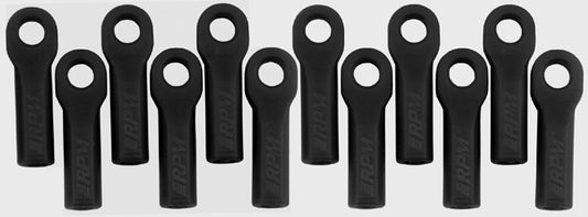 RPM Long Traxxas Turnbuckle Rod End Set (Black) (12)