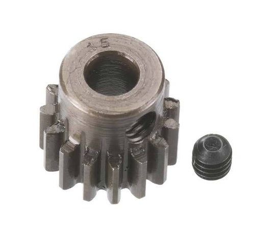 Robinson Racing Extra Hard Steel .8 Mod Pinion Gear 5mm (15)