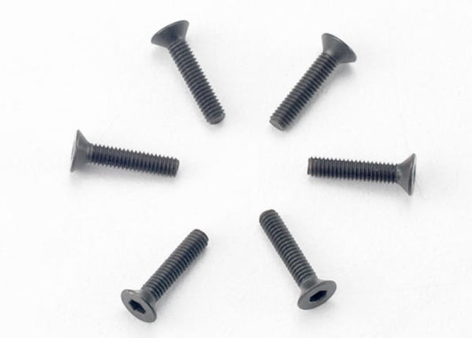 Traxxas 2.5X12mm Flat Head Screws (6)