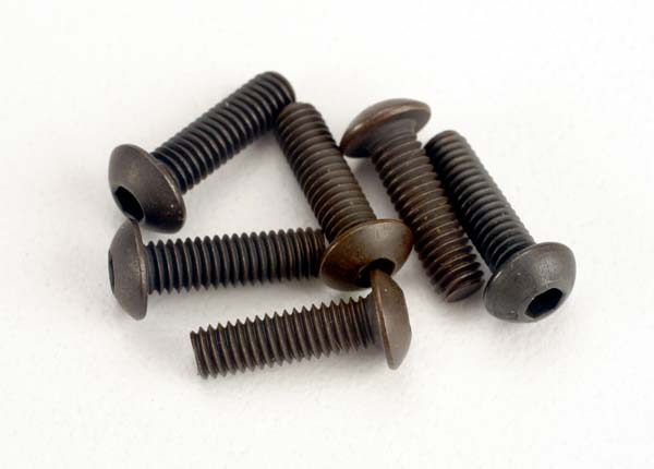 Traxxas 3x10mm Button Head Screws (Hex Drive) (6)