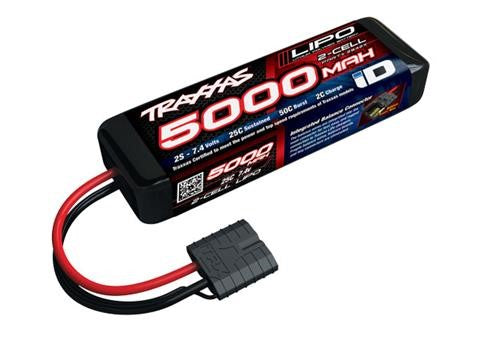 Traxxas 5000mAh 2S 7.4V 25C LiPo iD Connector Soft Case - PN# 2842X