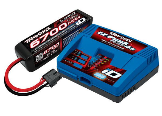 Traxxas EZ-Peak Plus 4S Completer Pack 6700mAh LiPo's