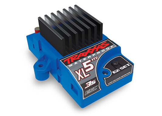 Traxxas XL 5HV 3s Electronic Speed Control, waterproof (low voltage detection, fwd/rev/brake)