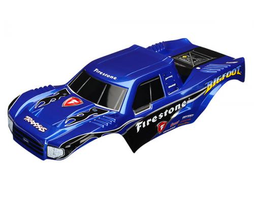 Traxxas Body, Bigfoot Firestone, Officially Licensed replica (painted, decals applied)