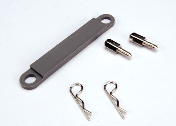 Traxxas Battery Hold Down Plate (2 Body Clips)