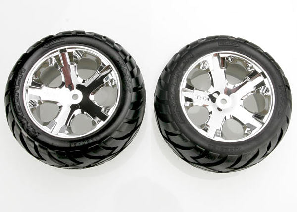 Traxxas Anaconda Rear Tires w/All Star Wheels (2) (Standard)