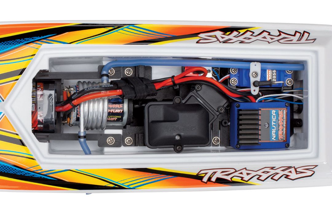 Traxxas Blast 24" High Performance RTR Race Boat, 6 Cell Traxxas ID NiMh, DC Wall Outlet Charger