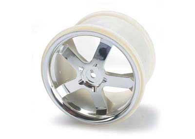 Traxxas 3.8" Hurricane Monster Truck Rims (2) (Revo) (Chrome)