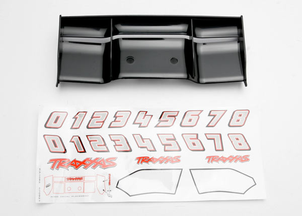 Traxxas Wing, Revo with decal sheet
