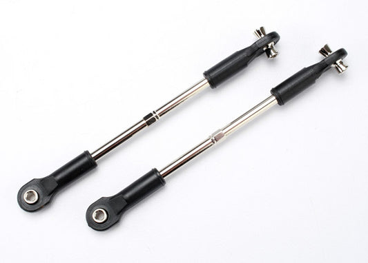 Traxxas Turnbuckles, toe links, 72mm (2) (assembled with rod ends and hollow balls)