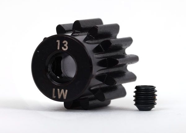 Traxxas Gear, 13-T pinion (1.0 metric pitch) (fits 5mm shaft)/ set screw