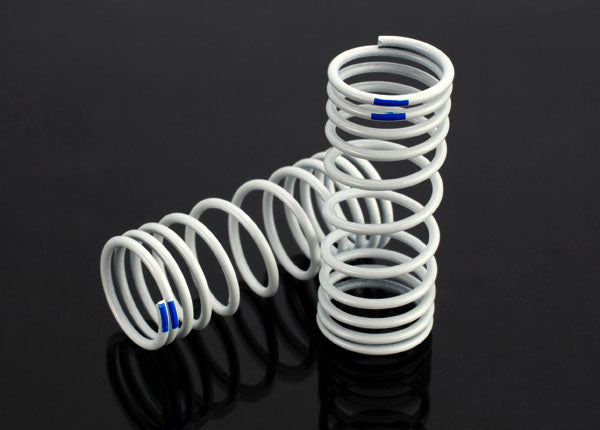 Traxxas Progressive Rate Front Shock Springs (Blue) (2)