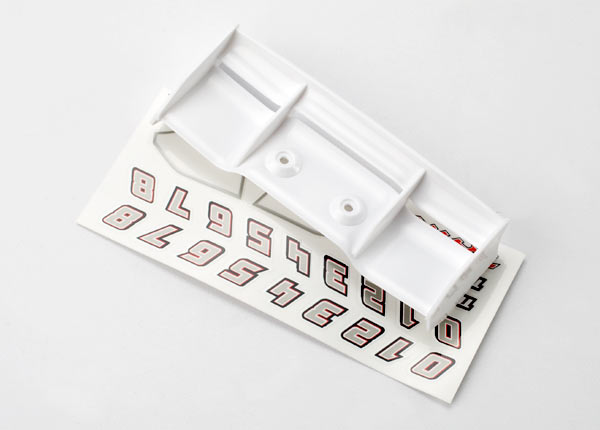 Traxxas 1/16 E Revo Wing w/Decal Sheet