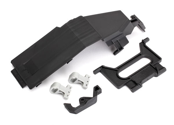 Traxxas Battery door/ battery strap/ retainers (2)/ latch