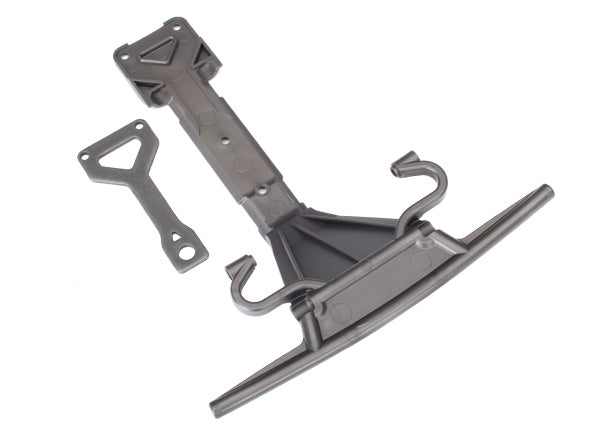 Traxxas Skidplate, front (plastic)/ support plate (steel)