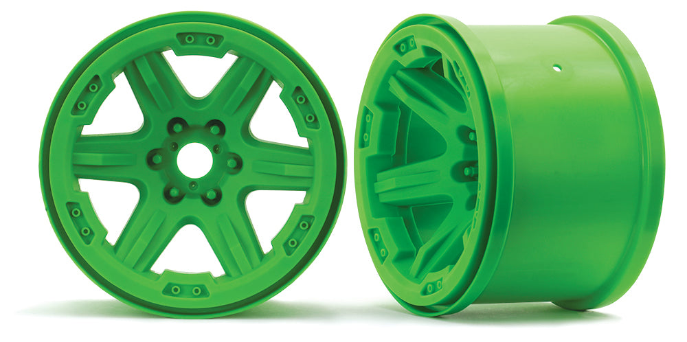 Traxxas Wheels, Carbide 3.8"  (2) (17mm splined)