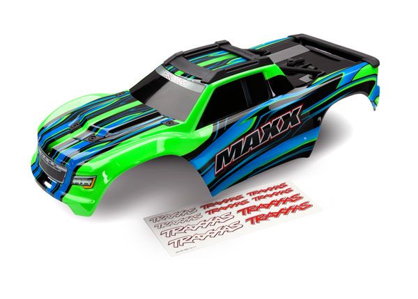 Traxxas Body, Maxx V1, painted with decal sheet