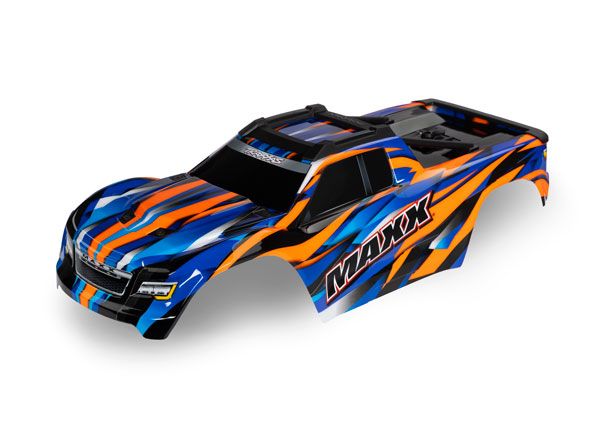 Traxxas Body, Maxx V2, (painted, decals applied)